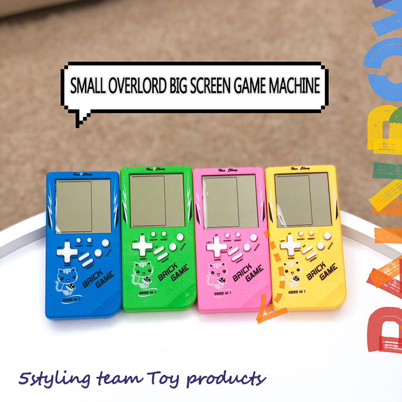 Popular trade handhold mare ecran joc masina Tetris nostalgic clasic puzzle arcade creative cadou